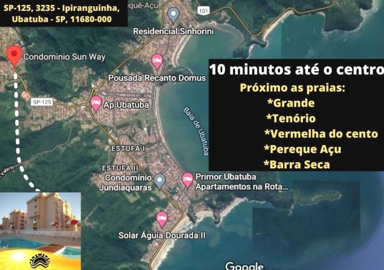 Ubatuba! Sun Way! Piscinas Churrasqueira, Espaco Sophia! Luaran gambar